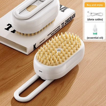 Rechargeable Pet Grooming Comb with Spray Function